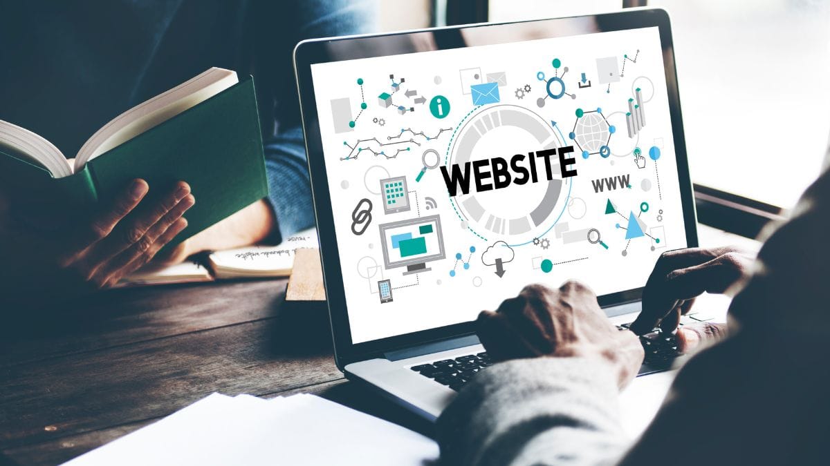 Professional Website Design concept