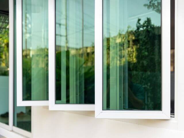 3 panel aluminium casement windows