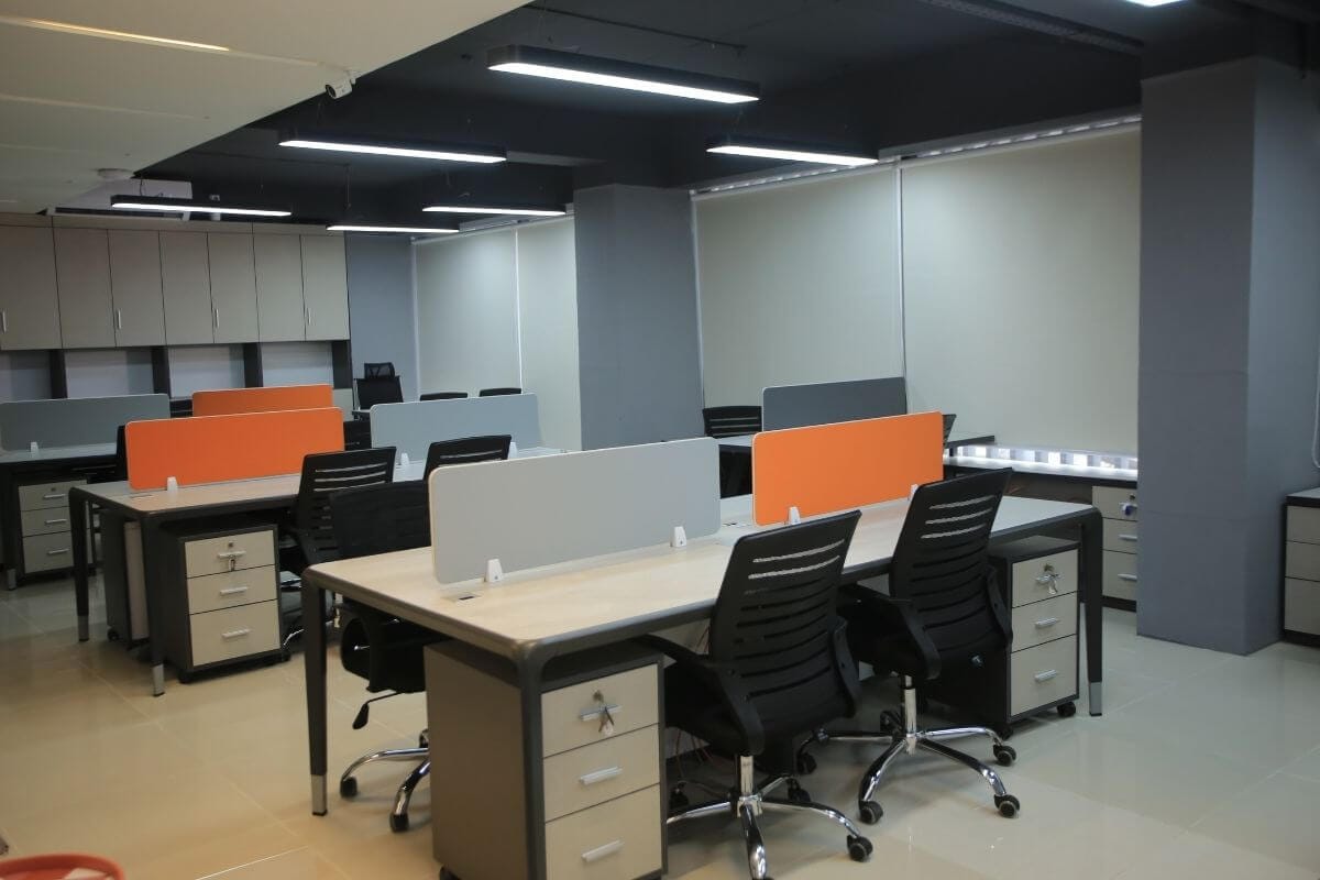 modern office workspace