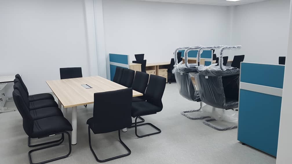 office table and chairs
